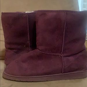 Purple Bearpaw Boots
